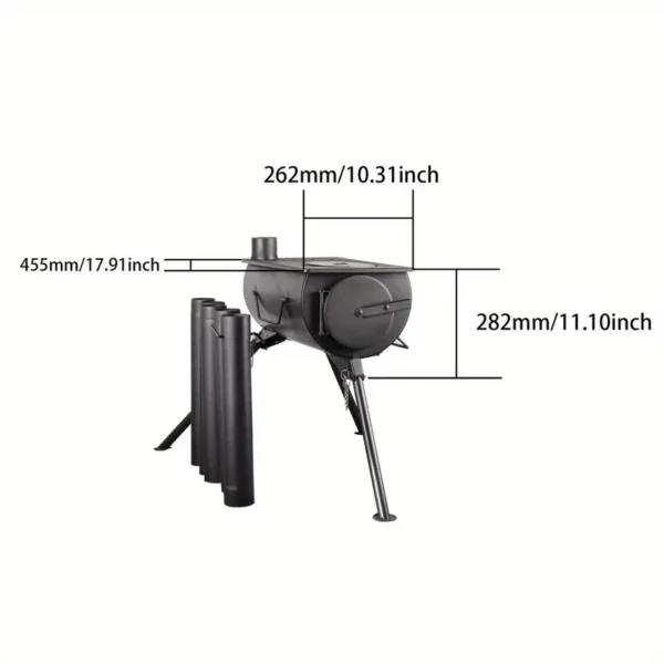 Portable Foldable Carbon Steel Camping Stove