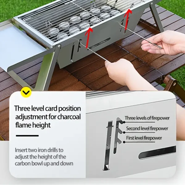 68fcdb45-de89-4079-845b-c0aa9e350dfd.webp 1pc Stainless Steel Portable BBQ Grill