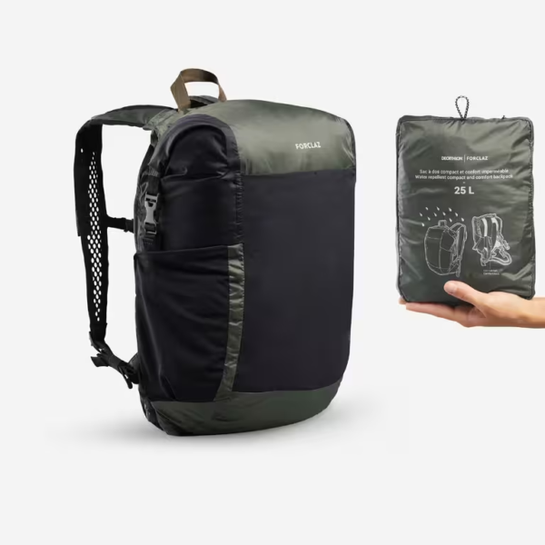 Waterproof foldable 25L backpack